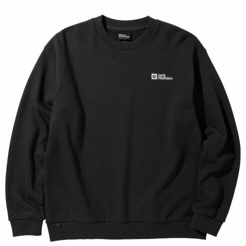 WbNEtXL(JACKWOLFSKIN) XEFbg JP CORE SW CREWNECK  N[ Y (23aw) ubN 5032531-6350ySS2403z