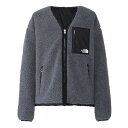 ザ ノースフェイス (THE NORTH FACE) アウトドアウエア アウター リバーシブルエクストリームパイルカーディガン ジャケット ユニセックス (23aw) ミックスチャコールグレー×ブラック NP72334-MK【SS2403】