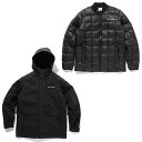 コロンビア (Colombia) アウトドアウエア アウター 2点セット マドローナハイツ インターチェンジ ジャケット Jacket メンズ ブラック WE9...