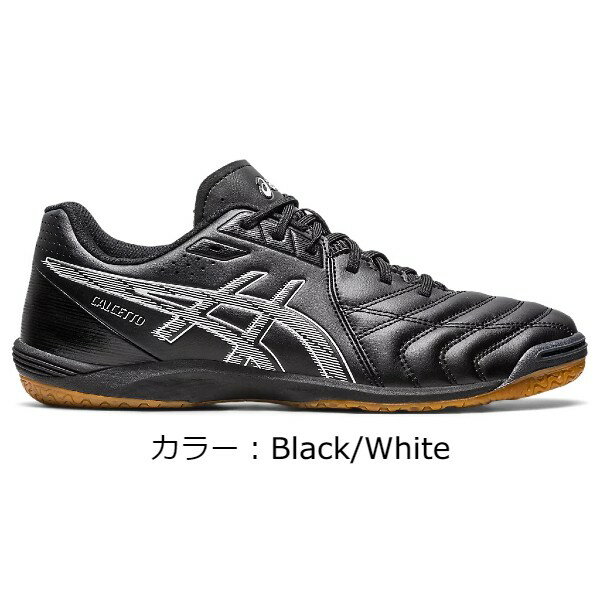 アシックス(asics) CALCETTO WD 9 フットサルシューズ (23AW) Black/White 1113A037-001「0927」