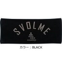 スボルメ(svolme) アーチロゴフェイスタオル アクセサリー (23aw) BLACK 1231-09929-010【SS2509】