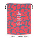 スボルメ(svolme) レオパードシューズ袋 バッグ (23aw) CORAL PINK 1233-18229-073