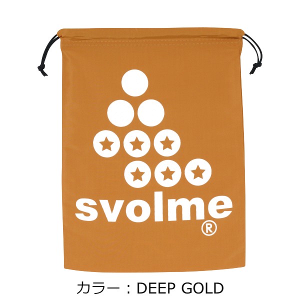 スボルメ(svolme) ロゴシューズ袋 バッグ (23aw) DEEP GOLD 1233-18329-056