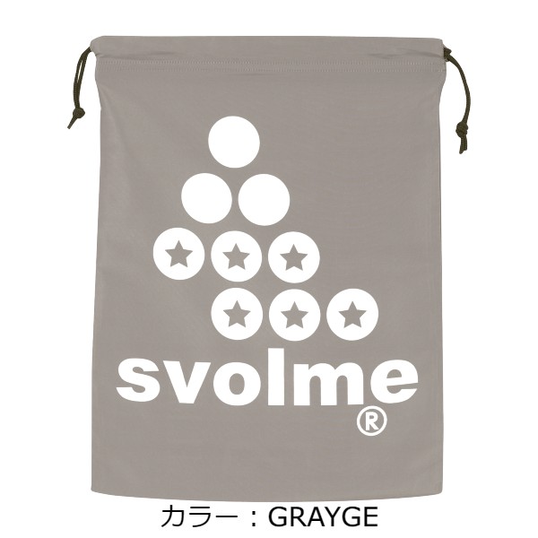 スボルメ(svolme) ロゴシューズ袋 バッグ (23aw) GRAYGE 1233-18329-510