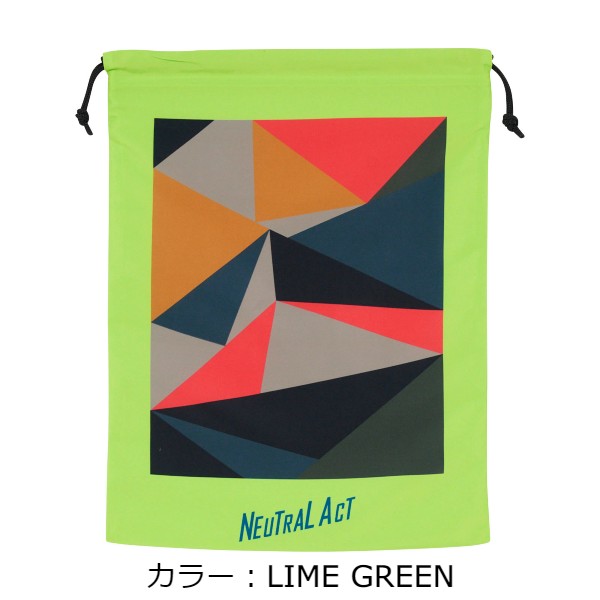 スボルメ(svolme) パッチワークシューズ袋 バッグ (23aw) LIME GREEN 1233-18529-582