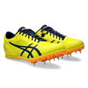 アシックス (asics) 陸上スパイク HEATFLAT 12 種目全般・長距離・跳躍 ユニセックス (24ss) イエロー スタンダードラスト 1093A1...