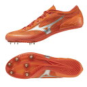 ミズノ (MIZUNO) 陸上スパイク エックスブラストネクスト3 短距離 ハードル ユニセックス (24ss) オレンジ×シルバー 2E相当 U1GA2303...