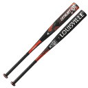 ルイスビルスラッガー (Louisville Slugger) ルイビル 一般野球 軟式バット カタリスト 3TI (24ss) ブラック×レッド トップバランス 84cm/690g WBL2911010