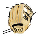 ウィルソン (Wilson) 少年野球 軟式グローブ グラブ D-MAX DUAL デュアル 内野手用 ジュニア (24ss) ブロンドSS サイズ11 WBW101828