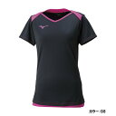 ミズノ(mizuno) バレーボール プラクティスシャツ シャツ レディース (18ss) ブラック×ベリーピンク V2MA828398【ss2409】【FS2...