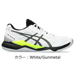 アシックス(asics) GEL-TACTIC 12 WIDE バレーボールシューズ(23aw) White/Gunmetal 1073A059-101