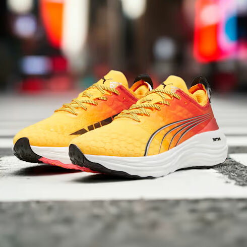 プーマ (PUMA) ランニングシューズ フォーエバーラン ニトロ レディース (24aw) オレンジ Sun Stream|Sunset Glow|PUMA White 310480-01【mkd】【RUNsale】