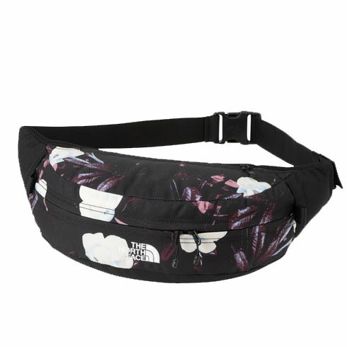 ザ・ノース・フェイス (THE NORTH FACE) アウトドア ウエストバッグ スウィープ (24aw) ブラック フラワー 花 ウエストポーチ コンパクト 4L NM72304-WF