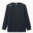カンタベリー (CANTERBURY) 長袖 アールプラス ロングスリーブワークアウトティー ユニセックス (24aw) ブラック RP44561-19【mkd】【OUTsale】【SS2506】