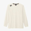 カンタベリー (CANTERBURY) 長袖 アールプラス ロングスリーブワークアウトティー ユニセックス (24aw) アイボリー RP44561-30【mkd】【OUTsale】【SS2506】