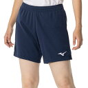 ミズノ(mizuno) バレーボールウエア ゲームパンツ レディース ショートパンツ 短パン (24ss) ドレスネイビー V2MBB20314