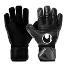 ウールシュポルト (uhlsport) サッカー キーパーグローブ コンフォート アブソルートグリップ ハーフネガティブ (24aw) ブラック サイズ7-9 ...