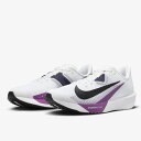ナイキ (NIKE) ランニングシューズ ライバル フライ 4 メンズ (24aw) ホワイト バイオレット オフセット8mm FV6040-100