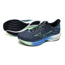 ミズノ (MIZUNO) ランニングシューズ ウエーブライダー28 メンズ (25ss) グレー 25.0-27.0cm 2E相当 J1GC2403-51 J1GC240351(4)