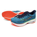 ミズノ (MIZUNO) ランニングシューズ ウエーブライダー28 SW メンズ (25ss) ブルー 25.5-27.5cm スーパーワイド 4E相当 J1G...