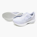 ミズノ (MIZUNO) ランニングシューズ ウエーブライダー28 SW スーパーワイド レディース (24aw) ホワイト グレー 23.5cm- 25.0c...