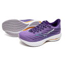 ミズノ (MIZUNO) ランニングシューズ ウエーブライダー28 SW レディース (25ss) パープル 23.5-25.0cm 4E相当 スーパーワイド ...