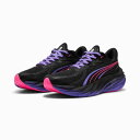 プーマ (Puma) ランニングシューズ ヴェロシティ ニトロ 4 DIGITOKYO レディース (25aw) PUMA Black-Dark Amethyst 23.5-25.0cm 31191401 311914-01