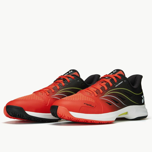 ヨネックス (yonex) テニス シューズ パワークッションエアラスダッシュ5 GC ユニセックス (25aw) レッド×ブラック 23.0-28.0cm SHTAD5GC-674