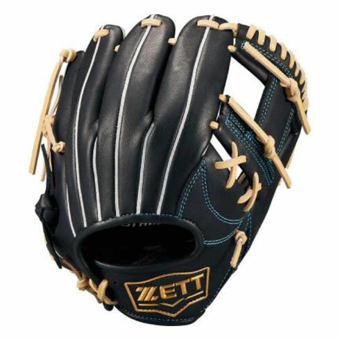 ゼット (ZETT) 少年野球 軟式グローブ ゼロワンステージ 内野手用 二塁手遊撃手用 セカンド サード ジュニア (25aw) ブラックxPブラウン M BJGB71510F-1932