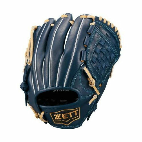 ゼット (ZETT) 少年野球 軟式グローブ ゼロワンステージ 投手用 内野手用 ピッチャー用 ジュニア (25aw) ネイビーxPブラウン サイズL BJGB71530F-2932