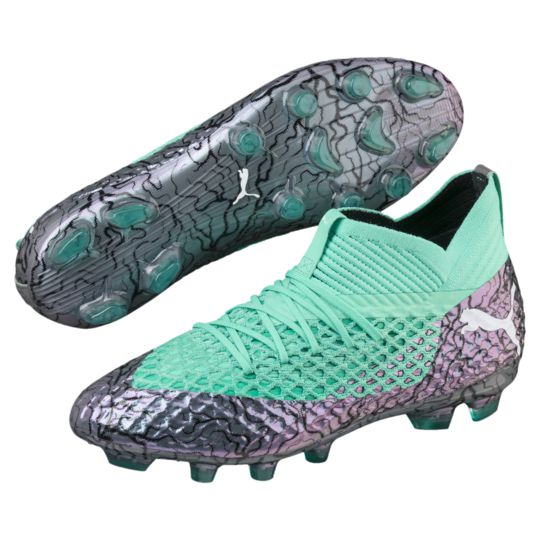 プーマ(puma) フューチャー 2.1 NETFIT HG サッカーシューズ メンズ (18aw) グリーン×ホワイト×ブラック 25.5cm-27.0cm 104826-01[060117]【P10】【ss210350】【FS2101】【FS2101】