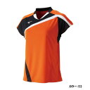 ミズノ(mizuno) ゲームシャツ(ラケットスポーツ) シャツ レディース (18aw) フレイムオレンジ 72ma820553【P8T】【ss250350】