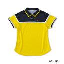 エレッセ(ellesse) ショートスリーブチームポロ シャツ レディース (18aw) ネイビー×ヘリテージイエロー ets0810l-ne【P8T】【ss2...