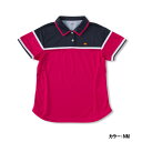 エレッセ(ellesse) ショートスリーブチームポロ シャツ レディース (18aw) ネイビー×マゼンダ ets0810l-nm【P8T】【ss250350...