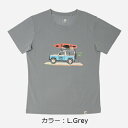 カリマー(karrimor) illustration T vol1 (woman) Tシャツ レディース (19SS) グレー 2381-L.Grey【決算P10】【50】【SS240350】