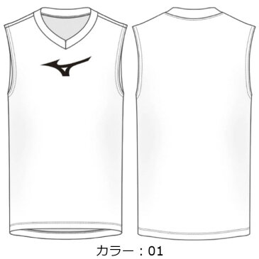 ミズノ(MIZUNO) インナーシャツ Jr シャツ (19ss) ホワイト*ブラック P2MA819001【ss2209】