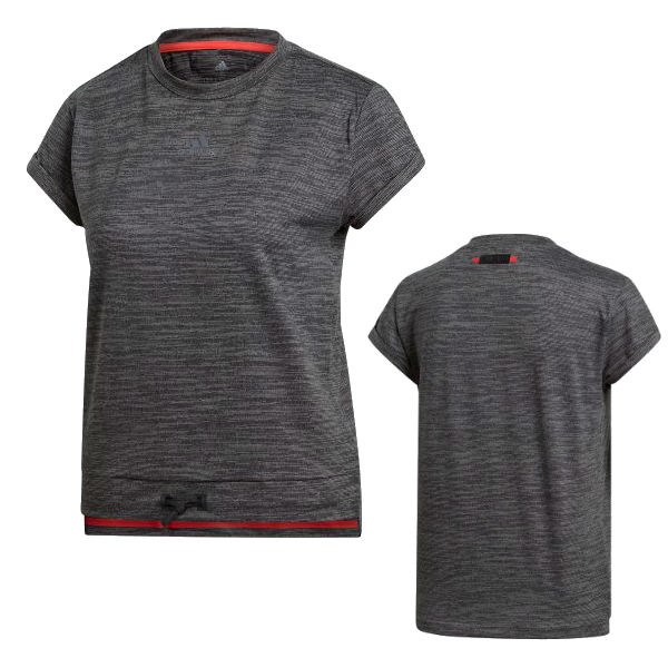 アディダス(Adidas) テニスウェア MCODE Tシャツ レディース (19ss) ブラック FRO00-DT3969【P8T】【P50904】【SS1912】