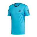 【クロネコゆうパケットOK】アディダス(adidas) 半袖Tシャツ TENNIS CLUB 3ST TEE メンズ (19ss) シアン×ブラック S-O FRW68-DU0861【P8T】【決算P10】【SS2403】 1