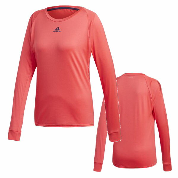 アディダス(adidas) 長袖Tシャツ ESCOUADE レディース (19ss) ショックレッド×レジェンドパープル S M L FRW54-DV1502【P8T】