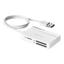 バッファロー BUFFALO USB3.0 マルチカードリーダー スタンダードモデル ホワイト BSCR108U3WH(2)