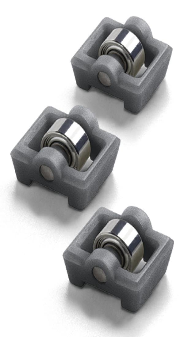 エレコム トラックボールマウス ISTシリーズ用 交換パーツ ベアリングユニット ベアリングユニット×3個..