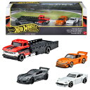 ホットウィール(Hot Wheels) プレミアムコレクターセットアソート - ワイドボディセット 乗り物おもちゃ ミニカー 4台 3歳から マルチ 987A-...