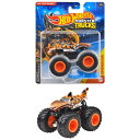 ホットウィール(Hot Wheels) モンスタートラック 1:64 タイガー・シャーク 乗り物おもちゃ ミニカー 3歳から オレンジ JGR02