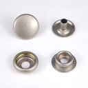 ジャンパーホック 大 7050 15mm (シルバー(つや消し), 10セット)
