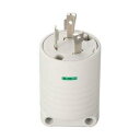明工社 接地2P 30A 引掛プラグ 30A 125V (白) (L5-30P 準拠)(2)