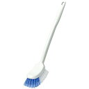 オーエ ブラシ 白 約縦42×横6×高さ11cm サッとる ミドル バス 洗い W植毛