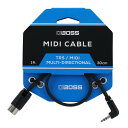 BOSS ボス BMIDI-1-35 MIDケーブル長さ30cm /3.5mm TRS-MIDI端子