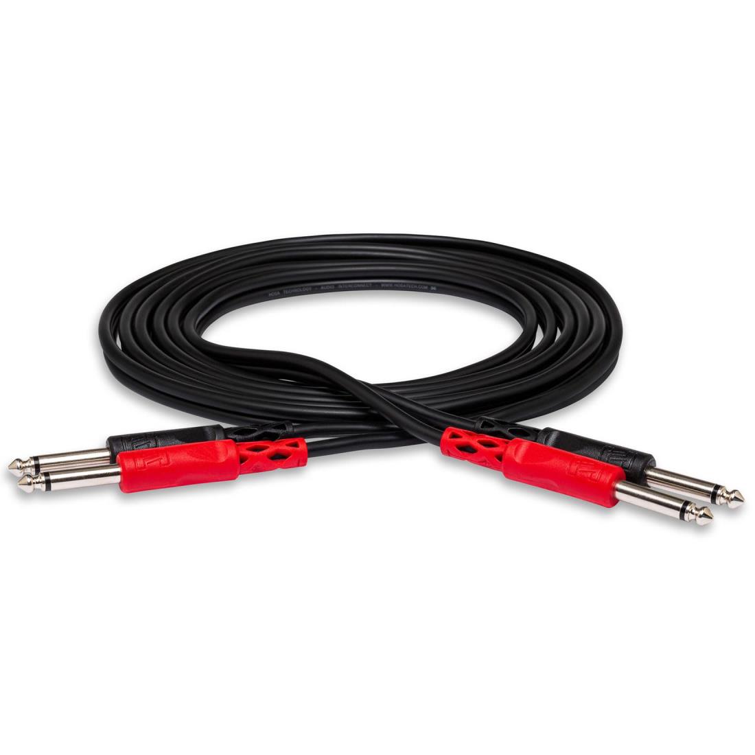 Hosa CPP-202 2m 両側モノラルフォンプラグ×2 オーディオケーブル