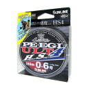 サンライン(SUNLINE) PEライン ソルティメイト PEエギ ULT HS4 180m 0.6号 4.5kg 4本 ホワイト・ピンク・ライトグリーン