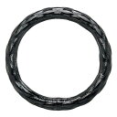 ボンフォーム(BONFORM) ハンドルカバー シャイニーキルト 伸縮リング M38-39cm ブラック 6910-05BK